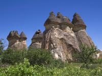 Mönchsfiguren im Paşabağı Tal